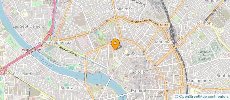 localisation de l'entreprise LASCROSSES à TOULOUSE