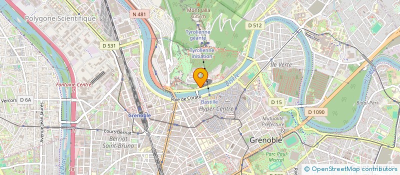 localisation de l'entreprise LASEO à GRENOBLE
