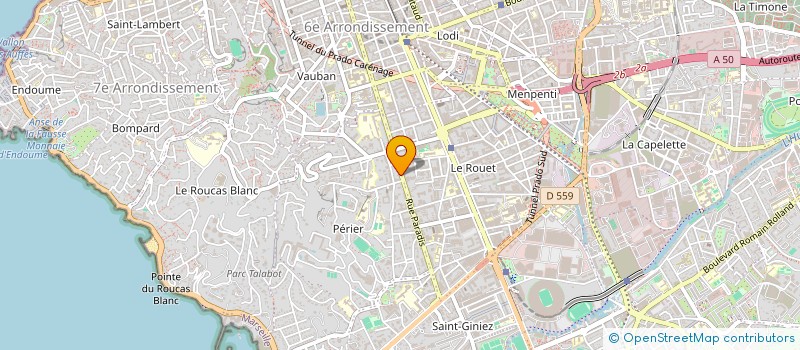 localisation de l'entreprise LASER 26 à MARSEILLE