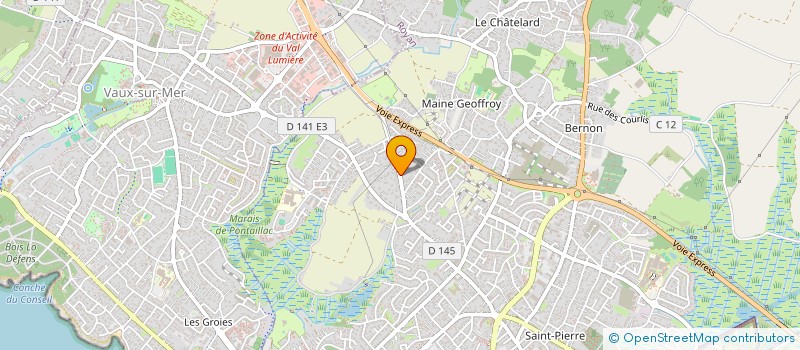 localisation de l'entreprise LASER  ROYAN