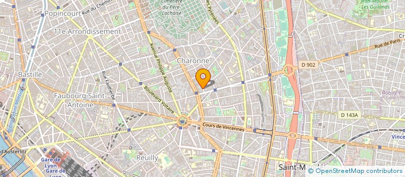 localisation de l'entreprise LASER  PARIS