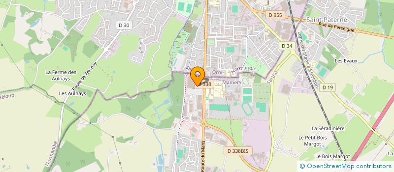 localisation de l'entreprise LASER à ARCONNAY