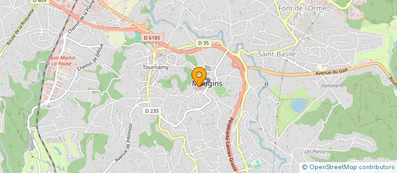 localisation de l'entreprise LASER ACADEMIE DMP à MOUGINS