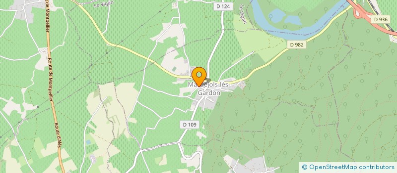 localisation de l'entreprise LASER AVENUE  MARUEJOLS-LES-GARDON