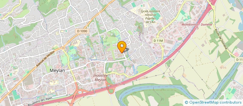 localisation de l'entreprise LASER BRIDGE à MEYLAN