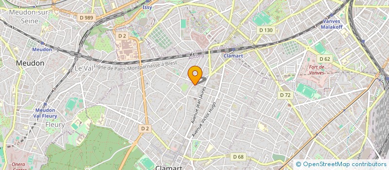 localisation de l'entreprise LASER CAPITAL  CLAMART