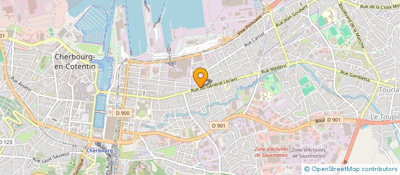 localisation de l'entreprise LASER CHERBOURG  CHERBOURG-EN-COTENTIN