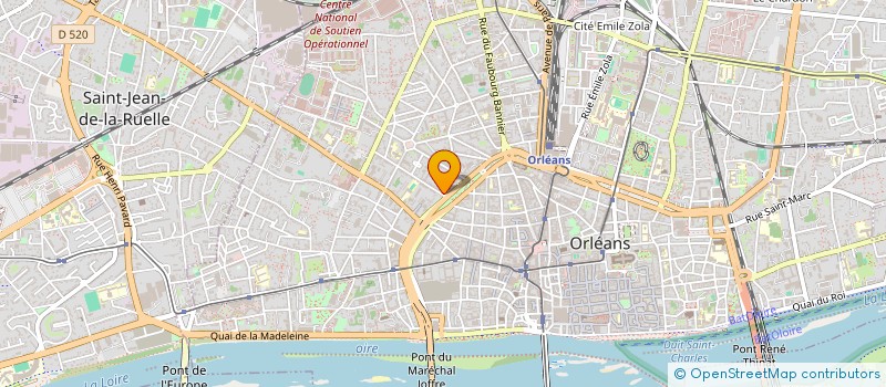 localisation de l'entreprise LASER CLUB ORLEANS  ORLEANS