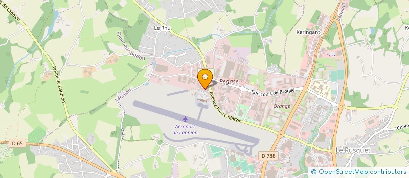 localisation de l'entreprise LASER CONSEIL à LANNION