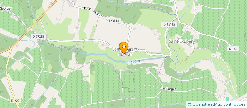 localisation de l'entreprise LASER CREA DESIGN  SAINT-LAURENT-DU-PLAN