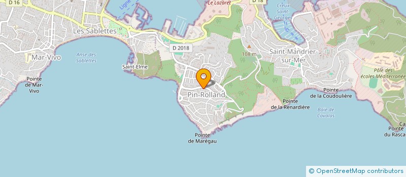 localisation de l'entreprise LASER DESIGN SHOW  SAINT-MANDRIER-SUR-MER