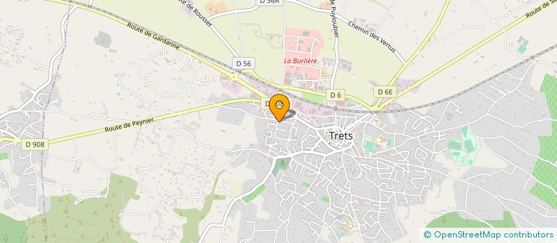 localisation de l'entreprise LASER DIFFUSION  TRETS