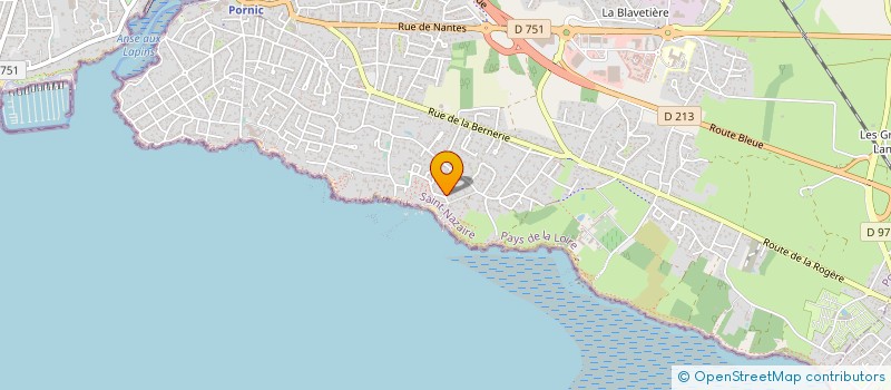 localisation de l'entreprise LASER & DREAM  PORNIC