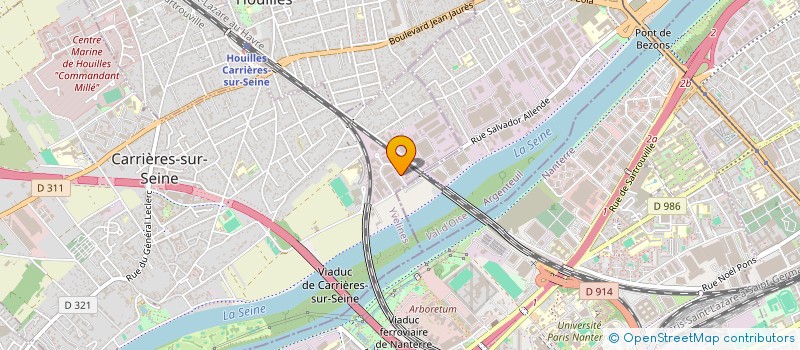 localisation de l'entreprise LASER ECO + à CARRIERES-SUR-SEINE