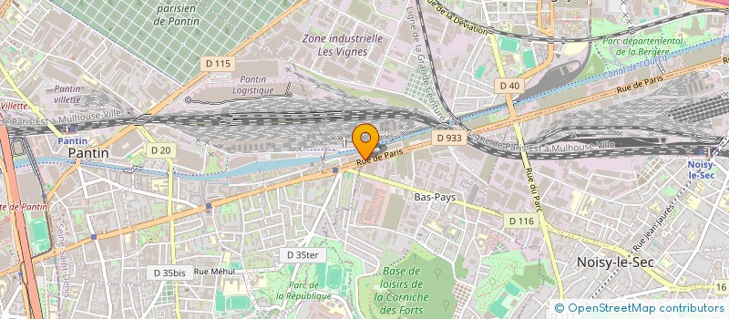 localisation de l'entreprise LASER EMPLOI à BOBIGNY
