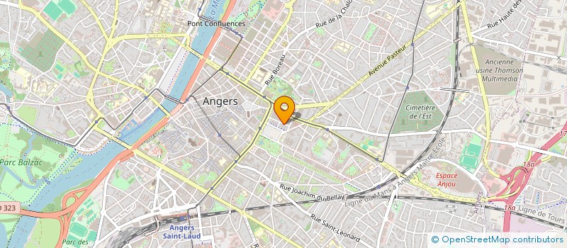 localisation de l'entreprise LASER ESTHETIQUE ANGERS à ANGERS