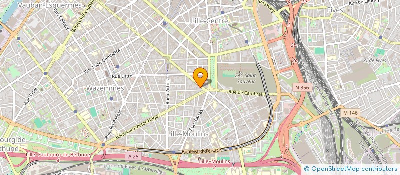 localisation de l'entreprise LASER EVENTS ORGANIZATION (LEO)  LILLE