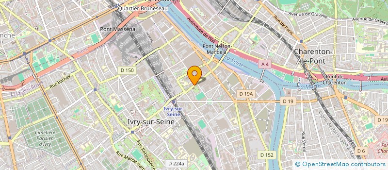 localisation de l'entreprise LASER FOURNITURES INTERNATIONAL à IVRY-SUR-SEINE