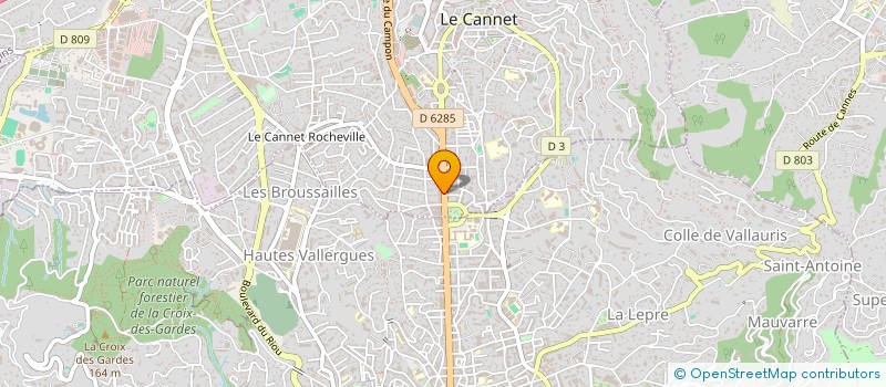 localisation de l'entreprise LASER FOX 3D à LE CANNET