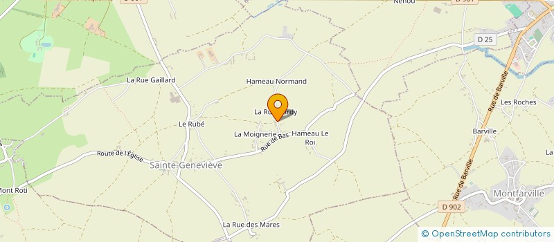 localisation de l'entreprise LASER FUN GAME  SAINTE-GENEVIEVE