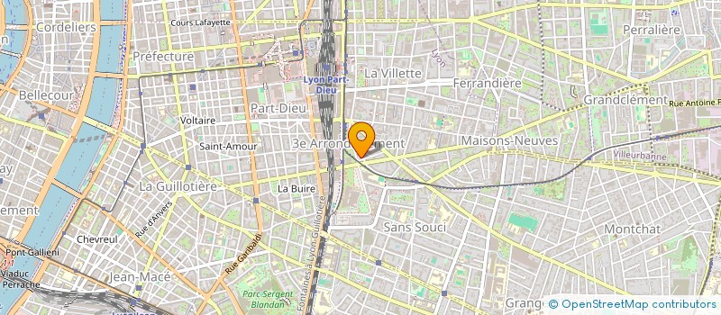 localisation de l'entreprise LASER GAME à LYON