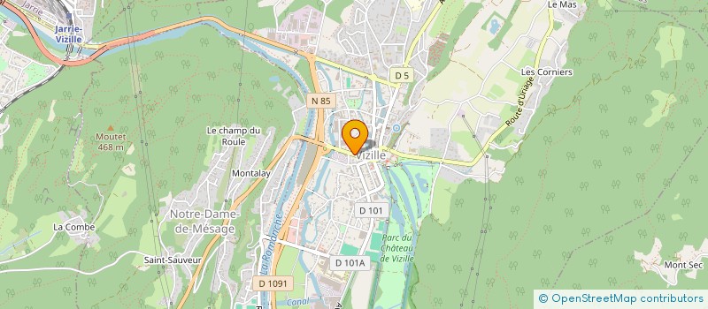 localisation de l'entreprise LASER GAME EVOLUTION I 8 à SAINT-APOLLINAIRE