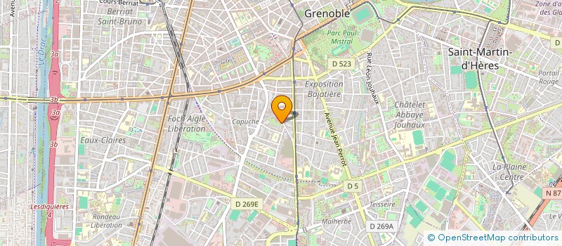 localisation de l'entreprise LASER GAME GRENOBLE TEAM(LGGT) à GRENOBLE