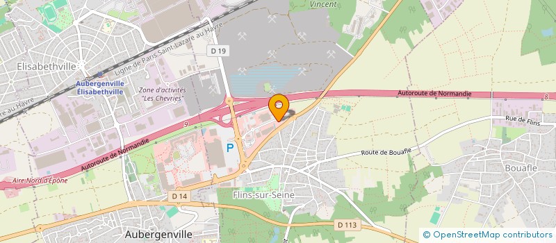 localisation de l'entreprise LASER GAMES ACTION  FLINS-SUR-SEINE