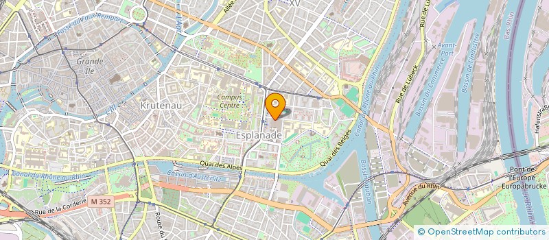 localisation de l'entreprise LASER M.D. à STRASBOURG
