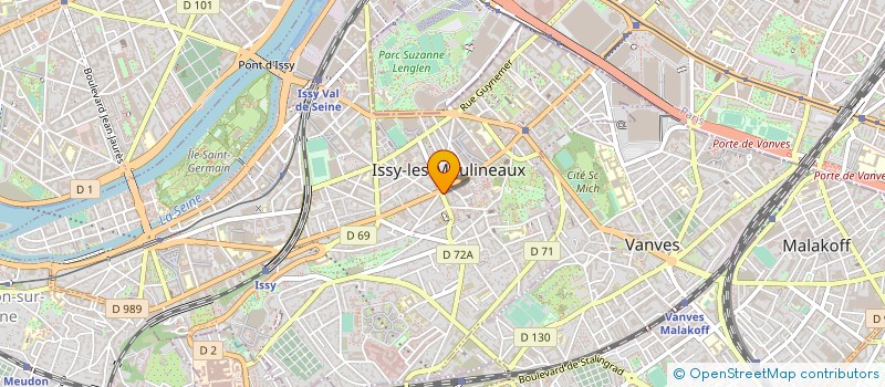 localisation de l'entreprise LASER MEDICAL D'ISSY à ISSY-LES-MOULINEAUX