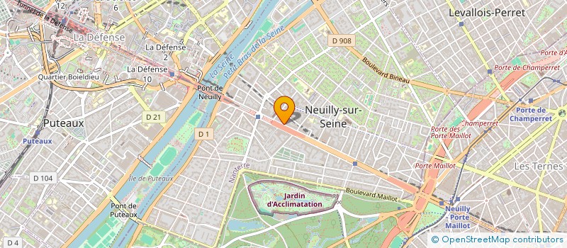 localisation de l'entreprise LASER MEDICAL DE NEUILLY-SUR-SEINE à NEUILLY-SUR-SEINE