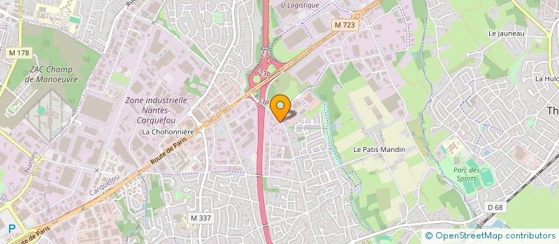 localisation de l'entreprise LASER METAL CONCEPT  SAINTE-LUCE-SUR-LOIRE