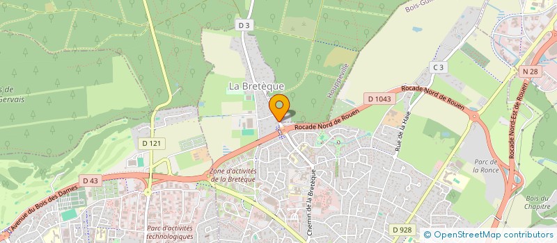 localisation de l'entreprise LASER NORMANDIE à BOIS-GUILLAUME