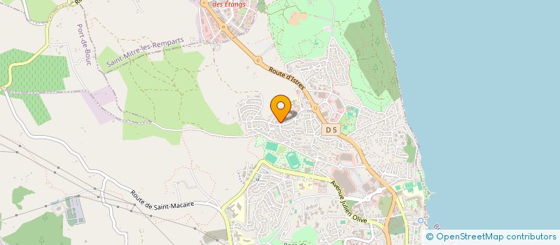 localisation de l'entreprise LASER NURSE à MARTIGUES