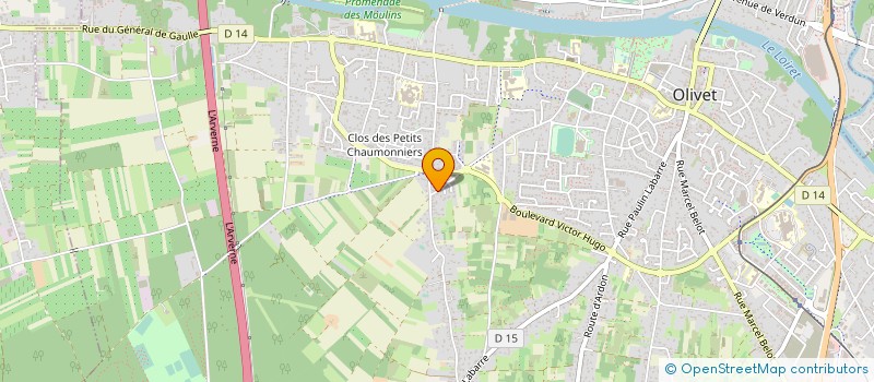 localisation de l'entreprise LASER PLUS à OLIVET
