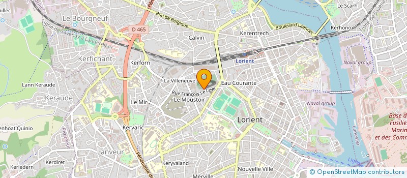 localisation de l'entreprise LASER PRINT à LORIENT