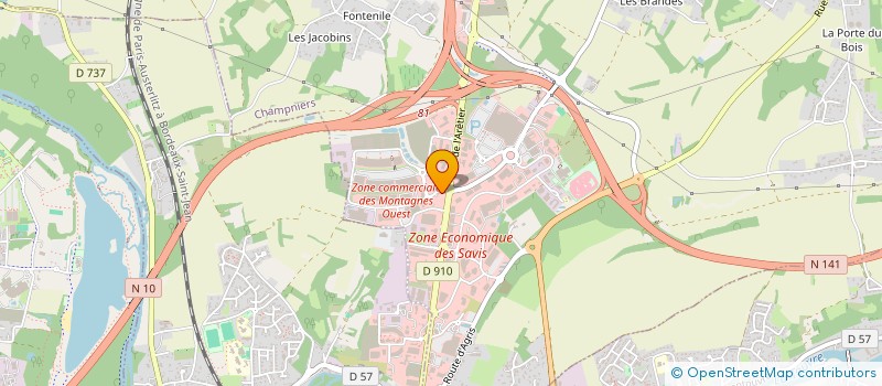 localisation de l'entreprise LASER RAPIDE  CHAMPNIERS