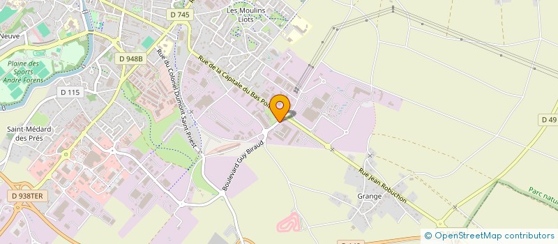 localisation de l'entreprise LASER SERVICE 85 - LS 85 à FONTENAY-LE-COMTE