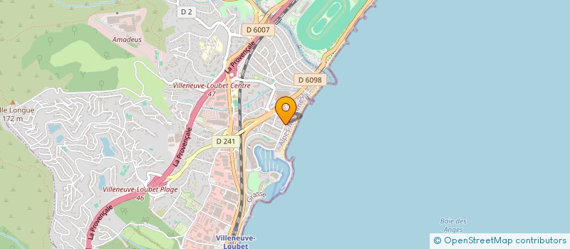 localisation de l'entreprise LASER SERVICE CENTER  VILLENEUVE-LOUBET