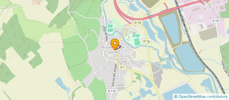 localisation de l'entreprise LASER SKIN RENEW  ROSIERES-AUX-SALINES