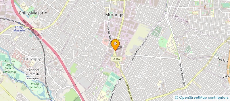 localisation de l'entreprise LASER TECHNOLOGY SERVICES à MORANGIS