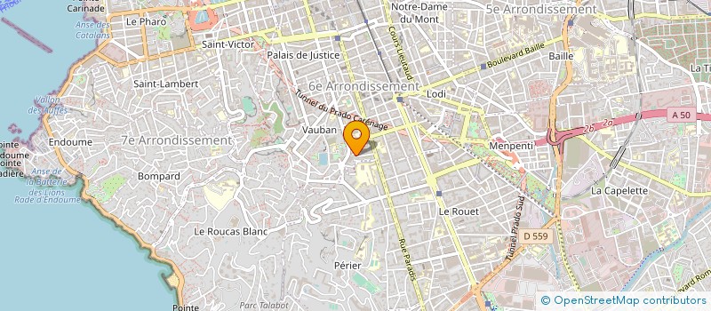 localisation de l'entreprise LASER TRAFFIC à MARSEILLE