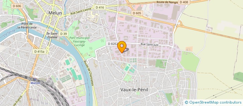 localisation de l'entreprise LASER TRANSPORTS à VAUX-LE-PENIL
