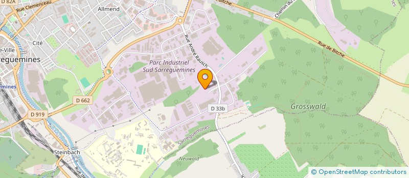 localisation de l'entreprise LASER TUBE INNOVATION à SARREGUEMINES