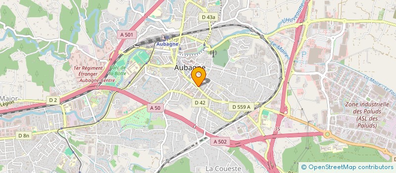 localisation de l'entreprise LASER VILLAGE AUBAGNE à AUBAGNE