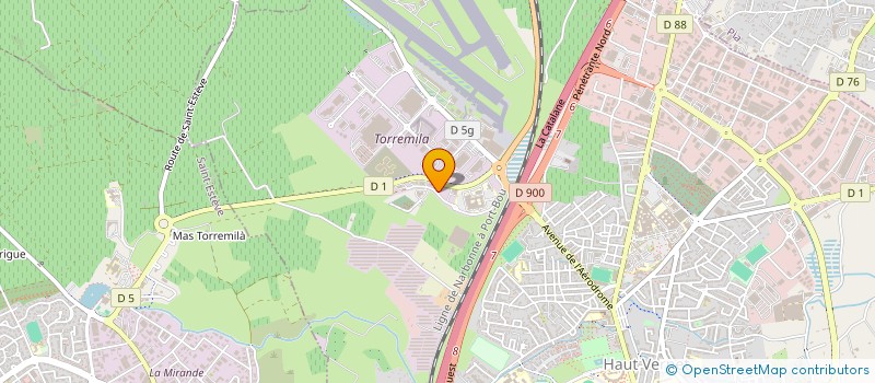 localisation de l'entreprise LASER VISION  PERPIGNAN