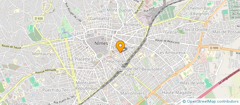 localisation de l'entreprise LASER VISION INSTRUMENTS à NIMES