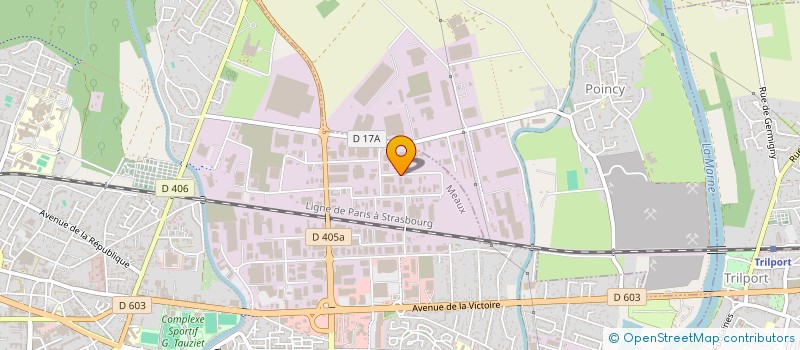 localisation de l'entreprise LASER WAR à MEAUX