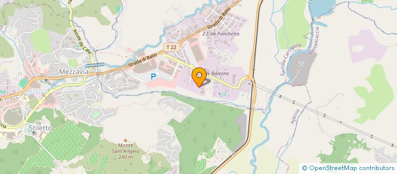 localisation de l'entreprise LASER WARS 2A  SARROLA-CARCOPINO