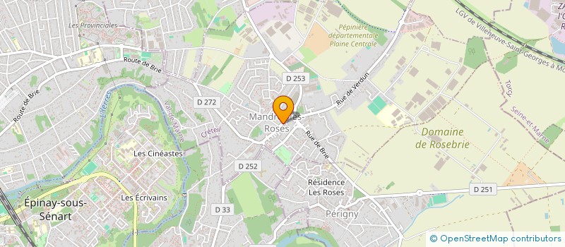 localisation de l'entreprise LASERCOM à MANDRES-LES-ROSES